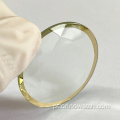 Peças de relógio de vidro de safira de superfície de corte de diamante